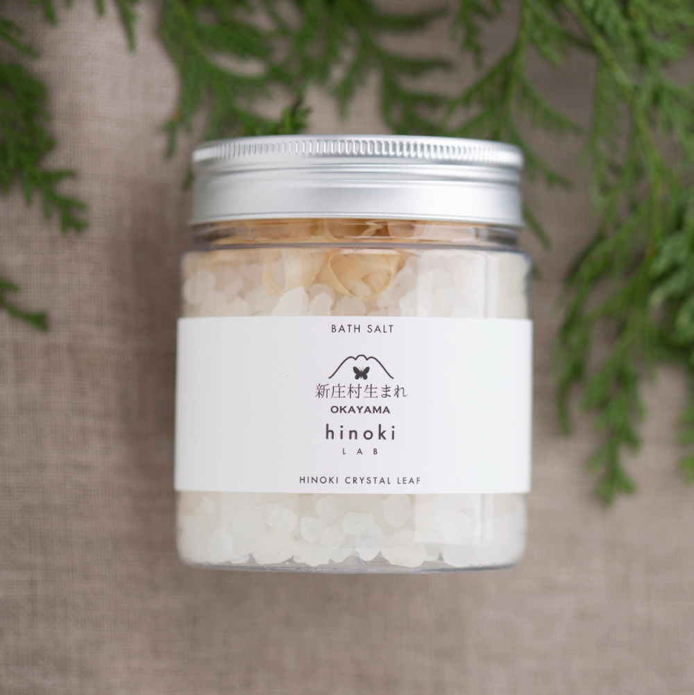 hinoki LAB Bath Salt Crystal Leaf 300g - hinoki LAB